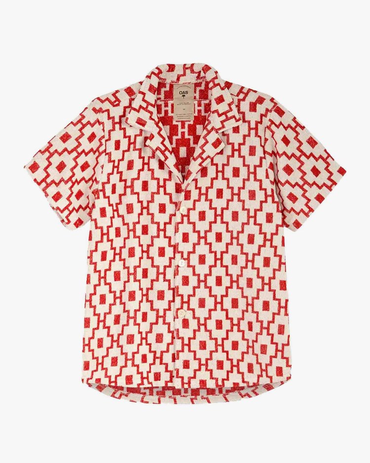 OAS Cuba Terry Shirt White/Machu