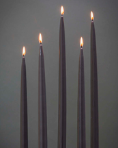 Kunstindustrien Hand Dipped Candle Chocolate Brown