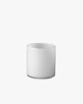 Tell Me More Lyric Candle Holder White