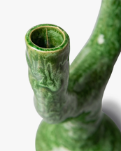 HK Living The Emeralds Candle Holder L Reactive Green