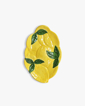 &Klevering Plate Lemon Multicolor