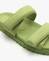 Gia Borghini Double Strap Sandals Acid Green