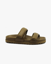 Gia Borghini Double Strap Sandals Mud