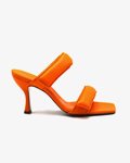 Gia Borghini Two Strap Sandals Flash Orange