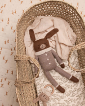 Main Sauvage Big Bunny Knit Toy Oat