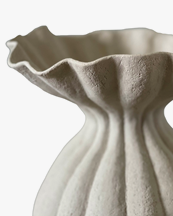 Lincarl Ceramics Seedcase Vase I Off White