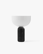 New Works Kizu Portable Table Lamp Black Marble