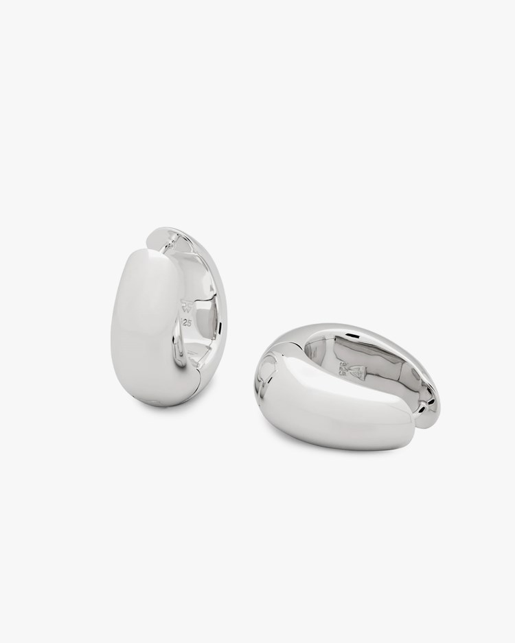 Tom Wood Ice Hoop Large Silver