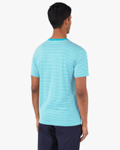Sunspel Short Sleeve Crew Neck T-Shirt Stripe
