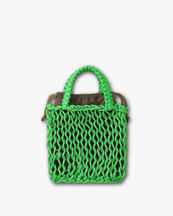 Phanta Jumbo Mesh Bag Small Neon Green Reflective