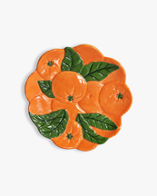 &Klevering Plate Orange Multicolor