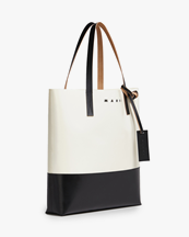 Marni Tribeca Shopping Bag White/Black