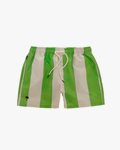 Oas Company Swim Shorts Emerald Stripe