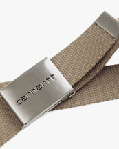 Carhartt Wip Clip Belt Chrome Leather