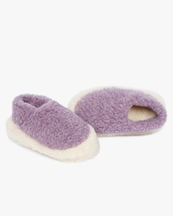 Yoko Wool Siberian Slippers Lilac