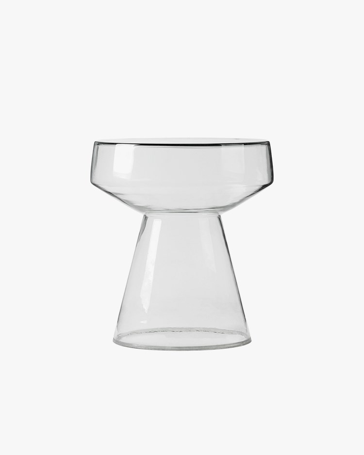 HK Living Side Table Glass Clear