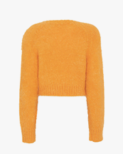 Rotate Yarmah Knit Sweater Blazing Orange