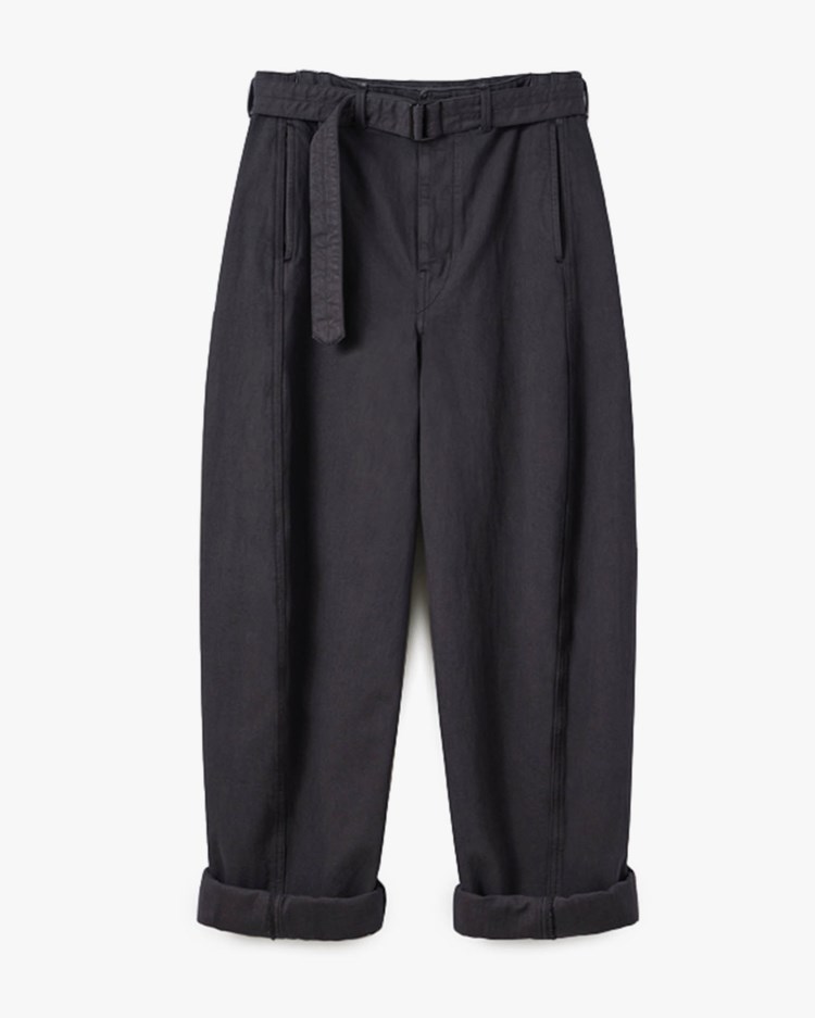 Lemaire Twisted Belted Pants Zinc