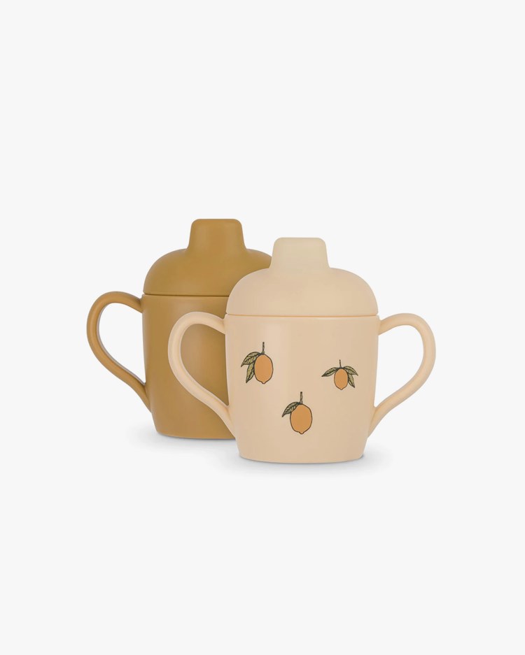 Konges Sløjd Sippy Cup 2-Pack Lemon