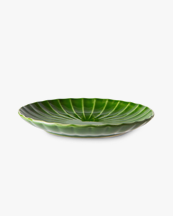 HK Living The Emeralds Side Plate Ribbed Green