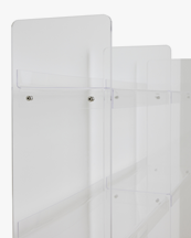 HK Living Acrylic Cabinet Clear