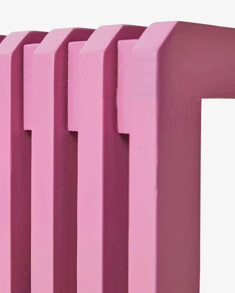 Vallgatan 12 HK Living Slatted Bench L Hot Pink
