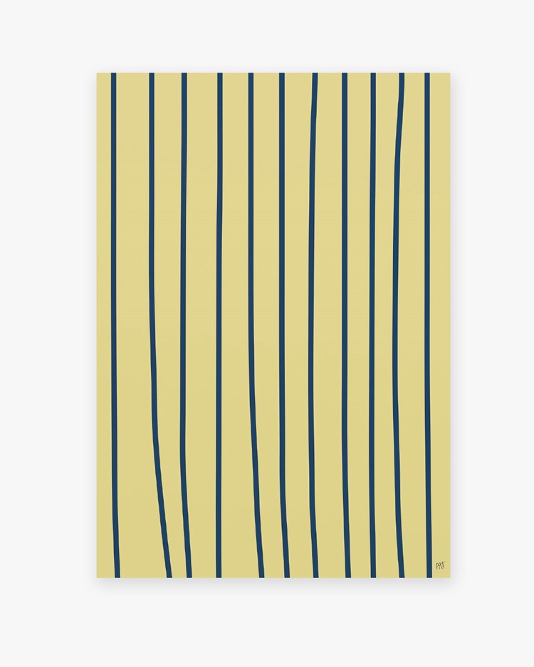 Wall of Art Annika Hultgren Blue Stripes