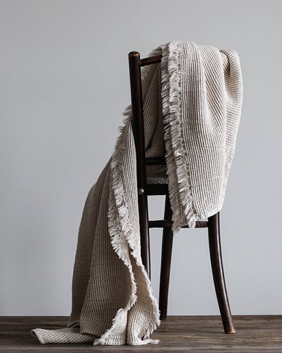Tell Me More Calma Cotton/Linen Blanket