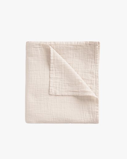 Garbo & Friends Muslin Swaddle Blanket Eggshell