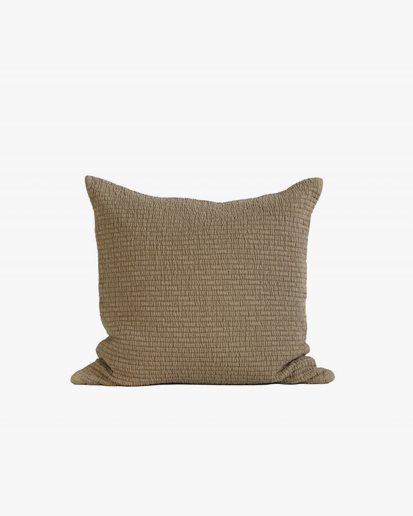 Tell Me More Brick Cushion Cover Olive