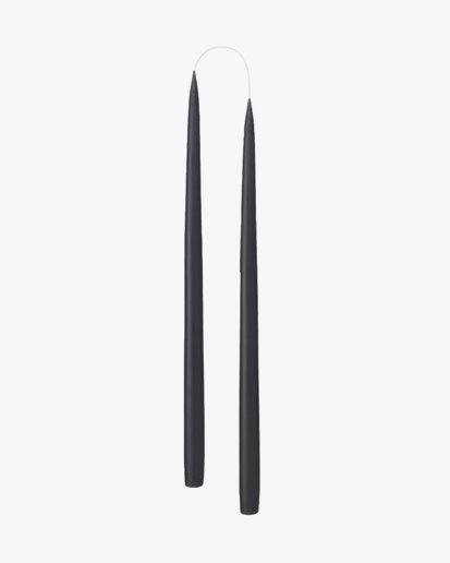 Hand Dipped Candle Black