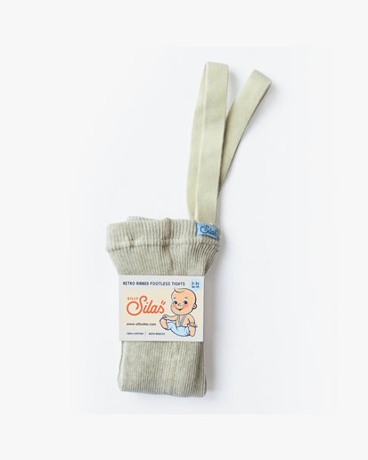 Silly Silas Footless Tights Cream Blend