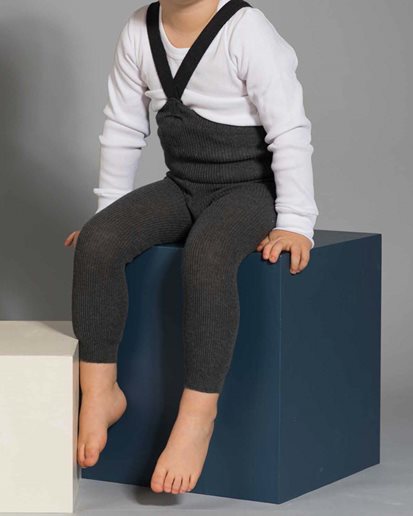 Silly Silas Footless Tights Dark Grey Blend