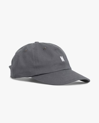 Norse Projects Twill Sports Cap Magnet Grey