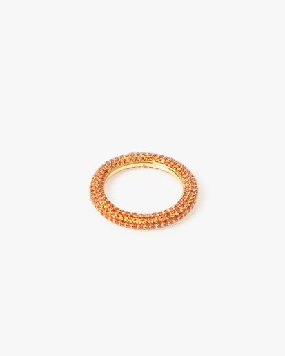 Izabel Display Colorful Ring Orange Gold
