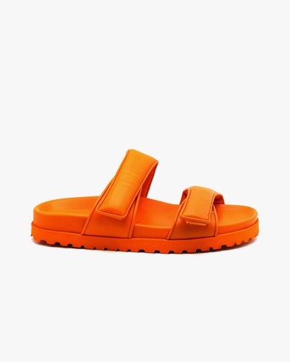 Gia Borghini Double Strap Sandals Flash Orange