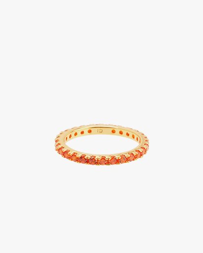 Izabel Display Colorful Ring Slim Orange Gold