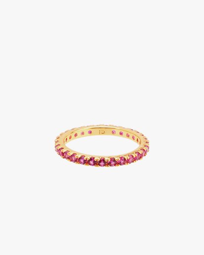Izabel Display Colorful Ring Slim Pink Gold