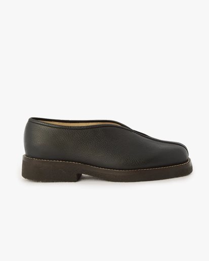 Lemaire Wmn Piped Slippers Black