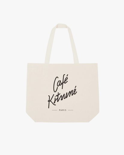 Maison Kitsuné Café Kitsuné Tote Bag Latte