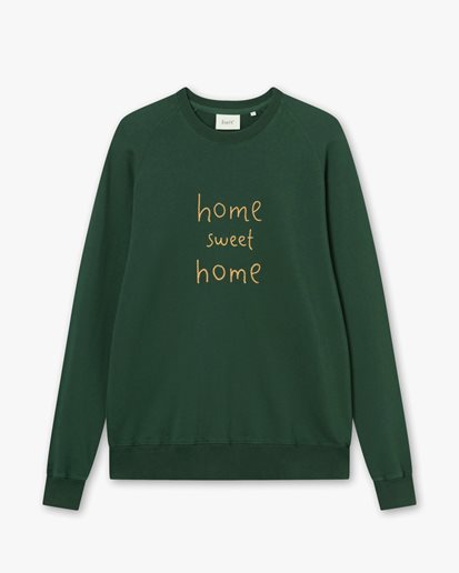 Forét Heart Sweatshirt Dark Green/Rubber