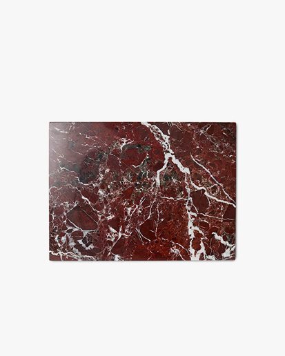 HK Living Marble Cutting Board Burgundy Polished