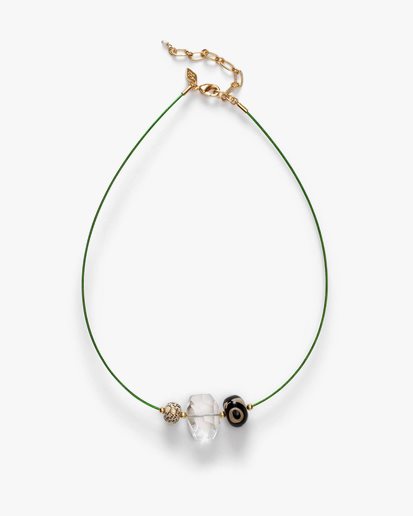 Anni Lu Shoreline Necklace Green Oasis