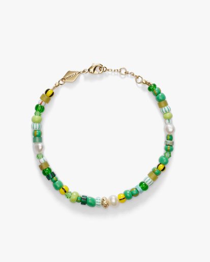 Anni Lu Surf Rider Bracelet Green Oasis