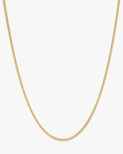 Tom Wood Curb Chain Necklace Slim Gold