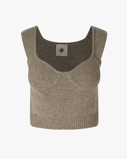 The Garment Canada Bra Vest Hazelnut