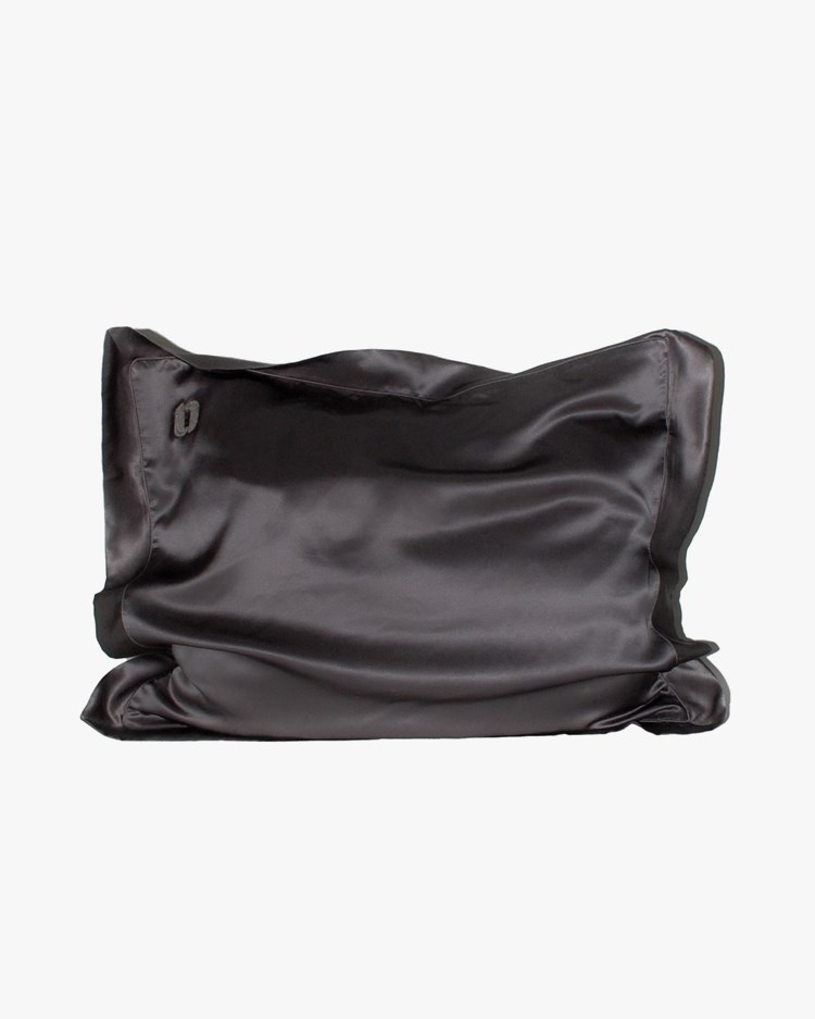 Our New Routine Silk Pillow Case Dark Grey