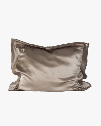 Our New Routine Silk Pillow Case Tigers Eye