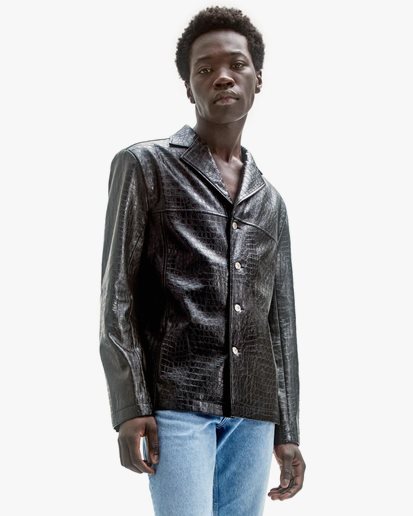Séfr Francis Jacket Croco Black