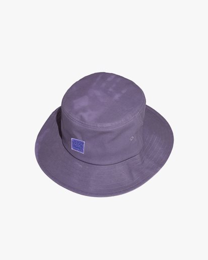 Acne Studios Face Bucket Hat Black/Lilac Purple